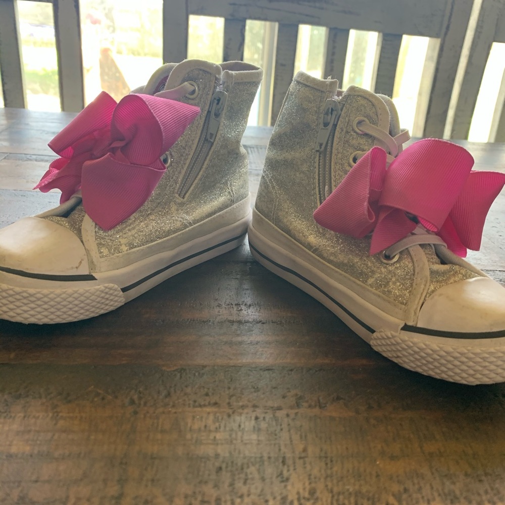 JoJo Siwa sparkle high tops